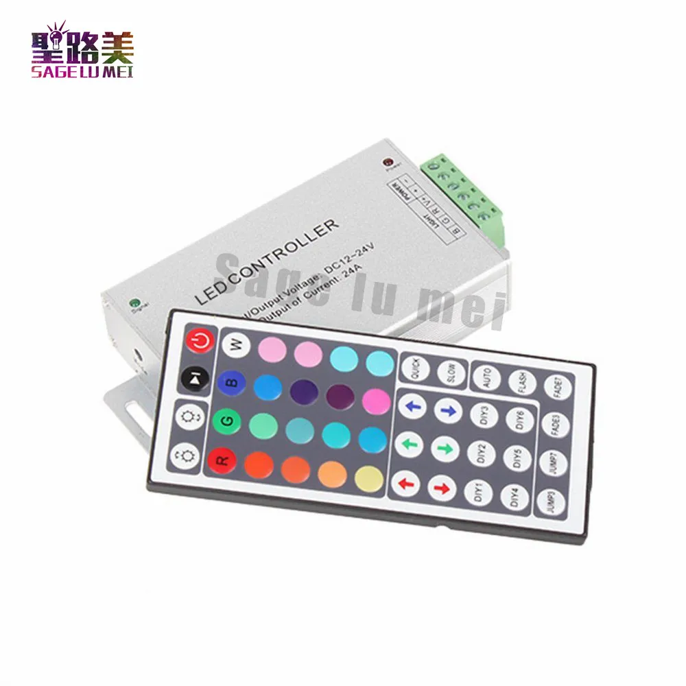 2016-best-price-1-pcs-DC12-24V-24A-44Key-IR-3Remote-RGB-Controller-led-controller-Free