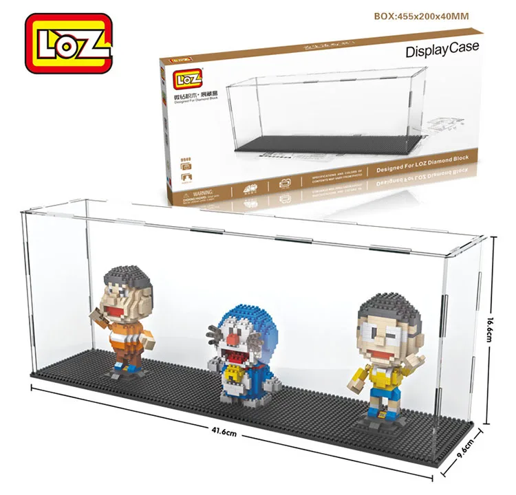 

acrylic Building Blocks' Display box Assembly show case for Anime model educational toys transparent dust-resistant gifts