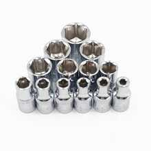 13 шт. 4 14 мм 1/4 &quotметрический привод гаечный ключ Набор CR V