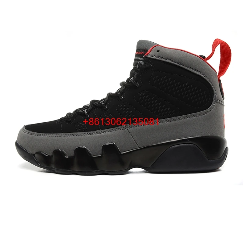 

hot Retro 9 Men Basketball Shoes 2010 RELEASE Cool Grey The Spirit OG space jam high Athletic Outdoor Sport Sneakers 41-46