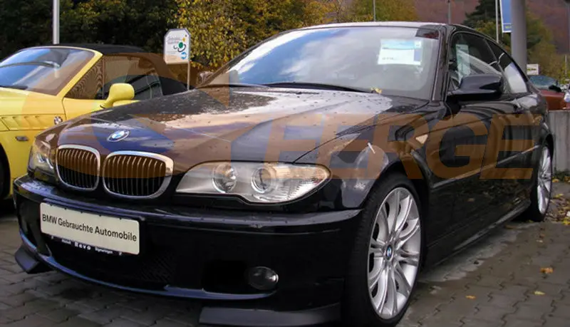 Для BMW E46 325ci 330ci Coupe Cabrio 2004 2005 2006 LCI ультра яркий двухцветный переключатель led Ангельские Глазки drl поворотник