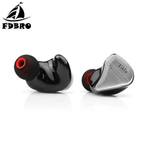 FDBRO TRN IM1 1BA+ 1DD гибридные наушники-вкладыши HIFI Музыкальная гарнитура монитор Спорт бег наушники съемный 2Pin кабель наушники