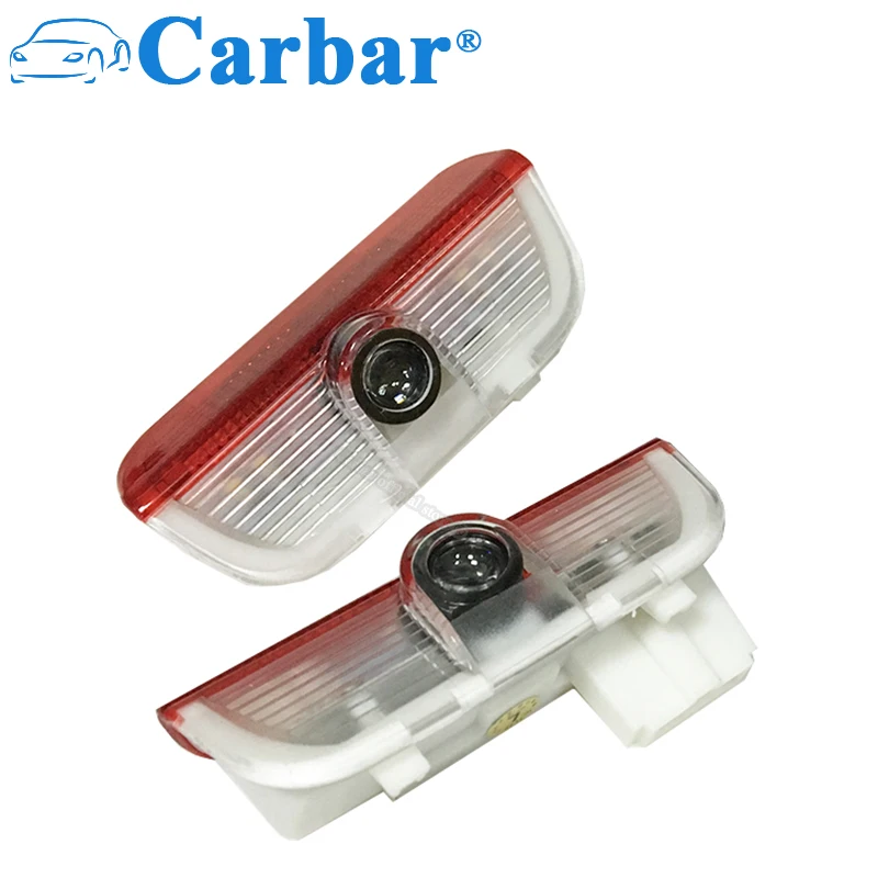 Carbar # LED باب السيارة مرحبا ضوء جهاز عرض ليزر مصباح شعار لسكودا سوبيرب لفولكس واجن CC ل مقعد Alhambra الباب مصباح Carbar # LED باب السيارة مرحبا ضوء جهاز عرض ليزر مصباح شعار لسكودا سوبيرب لفولكس واجن CC ل مقعد Alhambra الباب مصباح