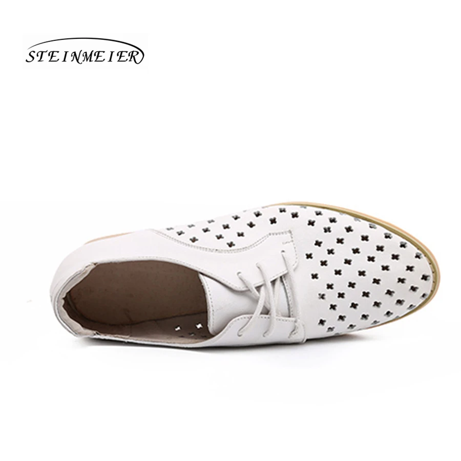 Handmade Für Hohl Aus Schuhe Frauen Flache Frau Weiß Oxford White Echtem Brogue Vintage Leder Casual Color other Quaste Retro vd4nZzp4