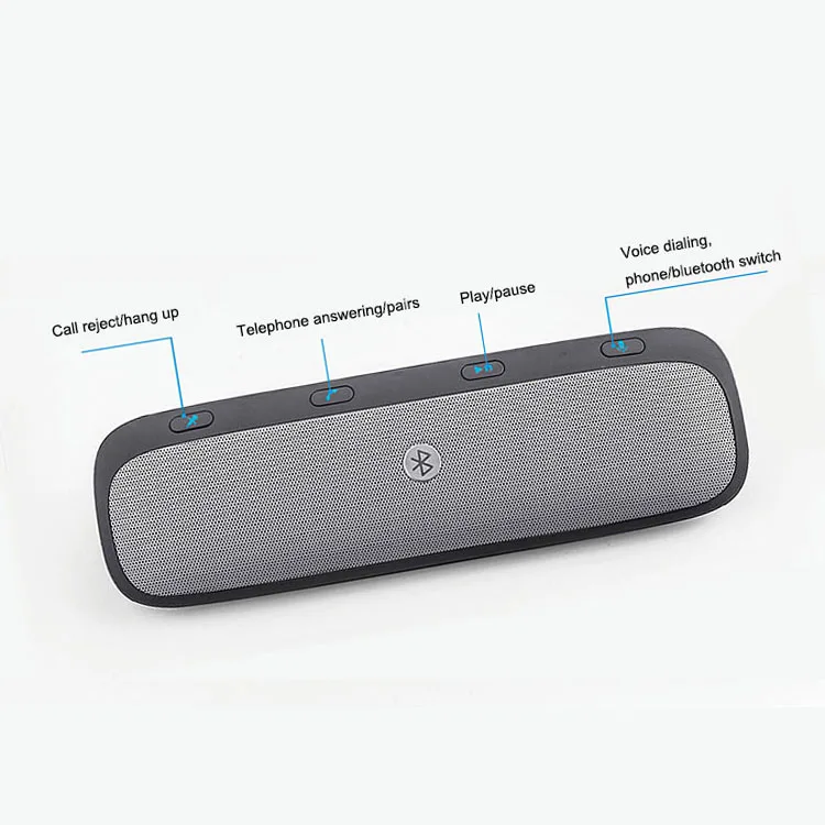 Fdoman беспроводной автомобильный солнцезащитный козырек bluetooth hands free динамик
