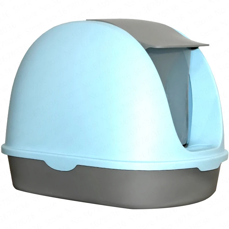 

Cat litter large anti-splashing cat toilet fully enclosed cat sand basin deodorant extra large cat