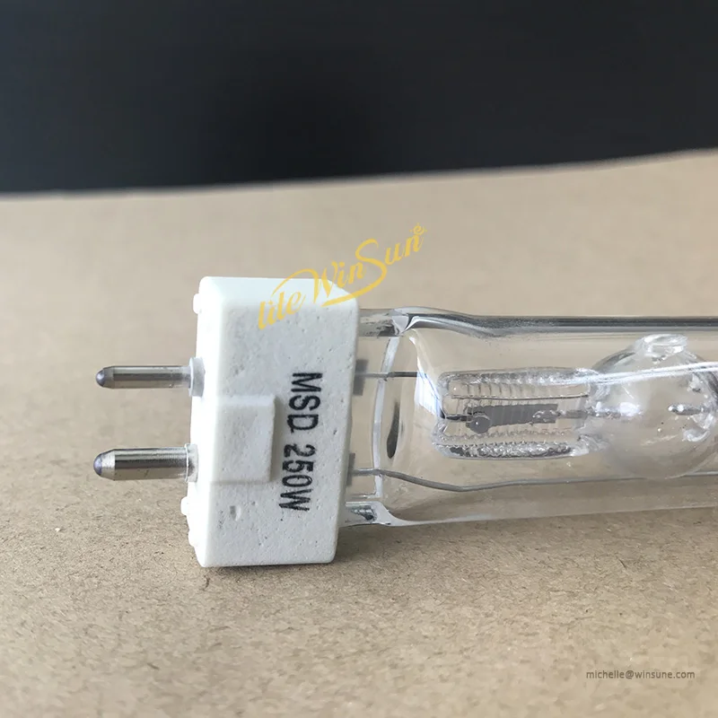 METAL HALIDE LAMP SOURCE BULB MSD 250W 8000K GY9.5 NSD 250W (3)