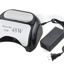 48 Вт светодиодные лампы УФ-отверждения Гели для ногтей Полировальные инструменты сушилка Инструмент Быстрого Сушилка Pro модный салон Гвозди код авто-индукции датчик zl-0324