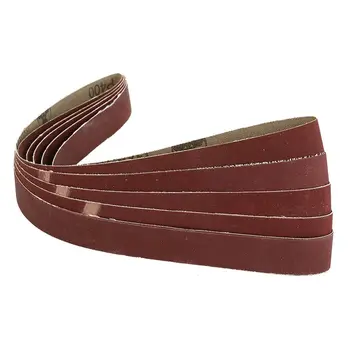 

5 Pack 1 inch x30 inch Inch 25x762mm 400 Grit Sanding Belts AL Oxide For Metal Working