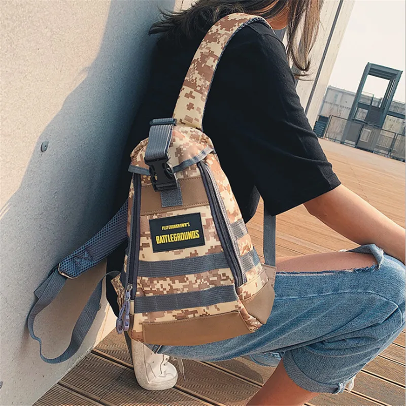 

Around The Game PLAYERUNKNOWN’S BATTLEGROUNDS Level 1 Package Camouflage Backpack Student Bag Computer Backpack Chicken Dinner