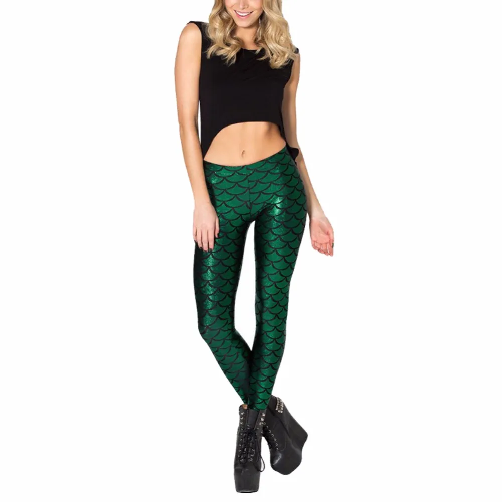 Fish Scale Leggings Cool Pants 