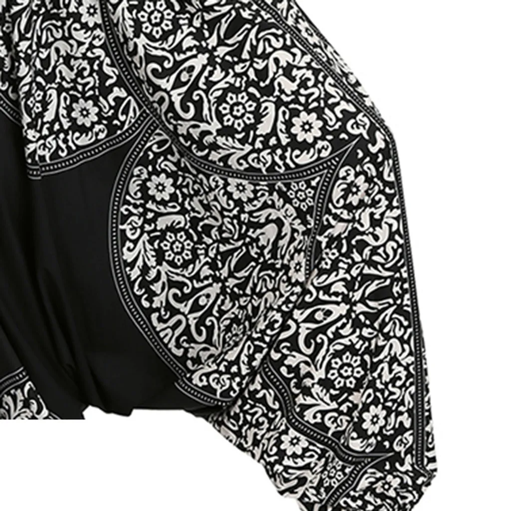 CHAMSGEND штаны для йоги свободные женские брюки для йоги Летние повседневные Boho Аладдин комбинезон шаровары быстросохнущие тренировочные брюки 09