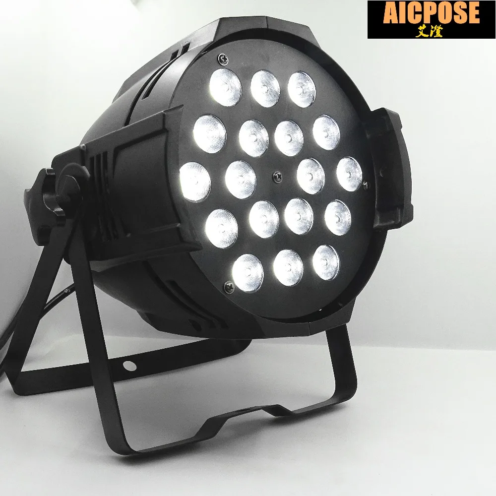Dentro e Fora 20 Unidades e lotes 18 12 w Luzes Poder Led Par 18x12 w Rgbw 4em1 Levou Par Pode Par 64 Refletor Led dj Stage Projector Luz 29 stage light