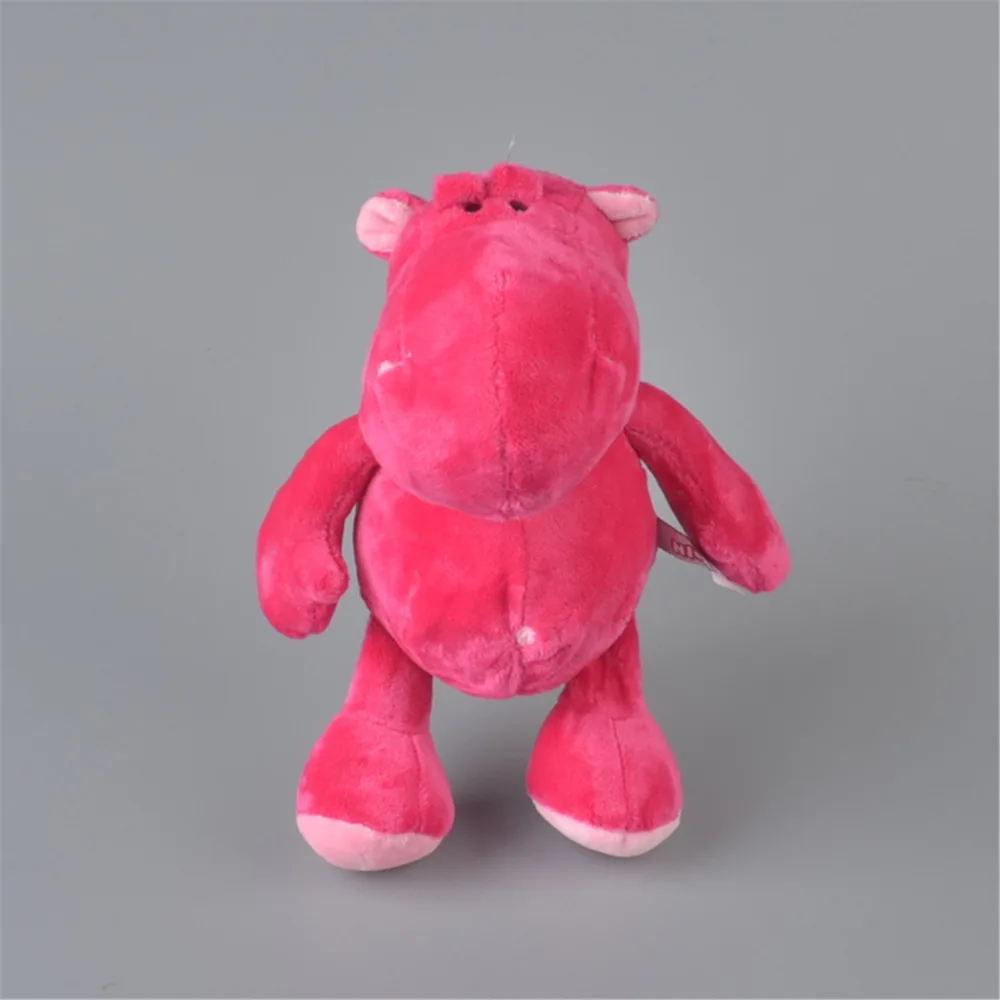 NICI 25cm Red Color Hippo Stuffed Plush Toy, Baby Kids Doll Gift Free