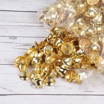 

5000pcs Small Mini Jingle Bells Gold Silver Pet Hanging Metal Bell Wedding Christmas Decoration Accessories Bells For Crafts