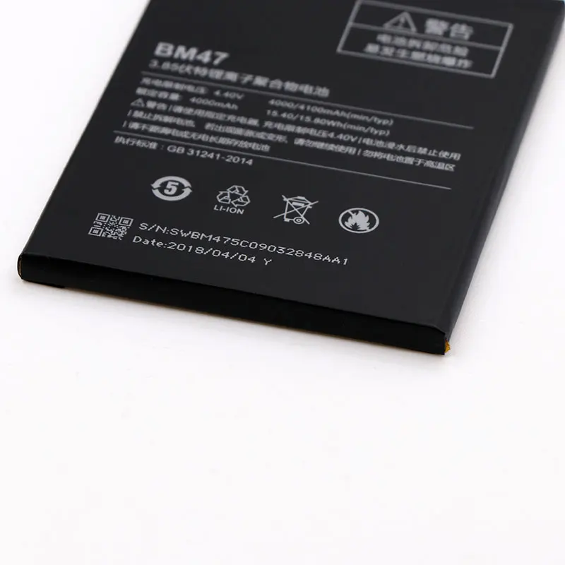 Аккумулятор Mcdark BM47 4100 мАч для Xiaomi Redmi 3 3S 3X 4X AKKU PIL аккумулятор высокого качества с
