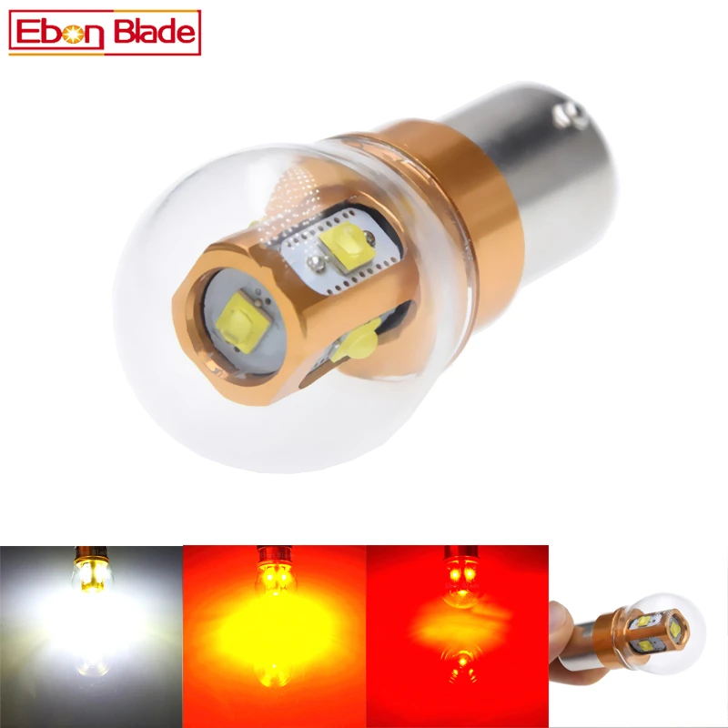 

2Pcs 1157 BAY15D LED White Red Amber Light Car Signal Lamp 12V 24V 30V XBD 25W Auto Tail Parking Light Brake Bulb Turning Light