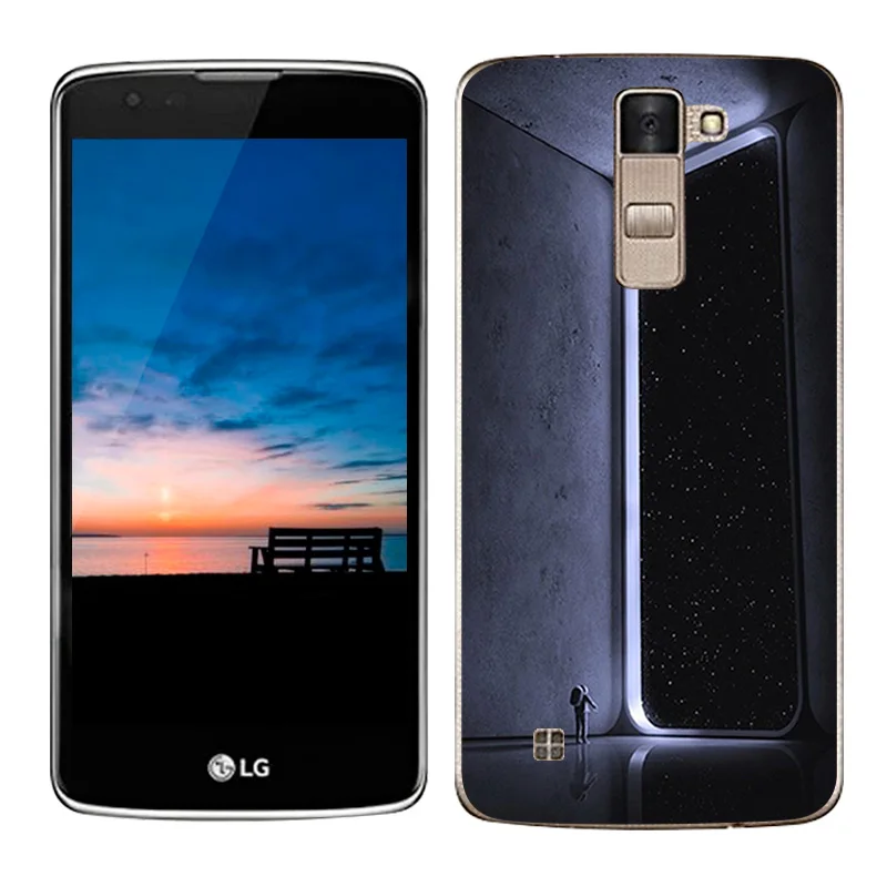 Роскошный чехол для LG K8 Lte K350 K350E K350N, чехол с изображением пейзажа, Силиконовый ТПУ мягкий чехол для LG K8, чехол для телефона s 5,0, Ультратонкий чехол