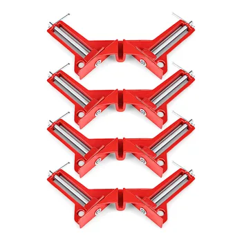 

4pcs Reinforced 90 Degree Right Angle Clamp Corner Clamps For Aquarium Fishtank Glass Wood Picture Holder Woodworking Tool