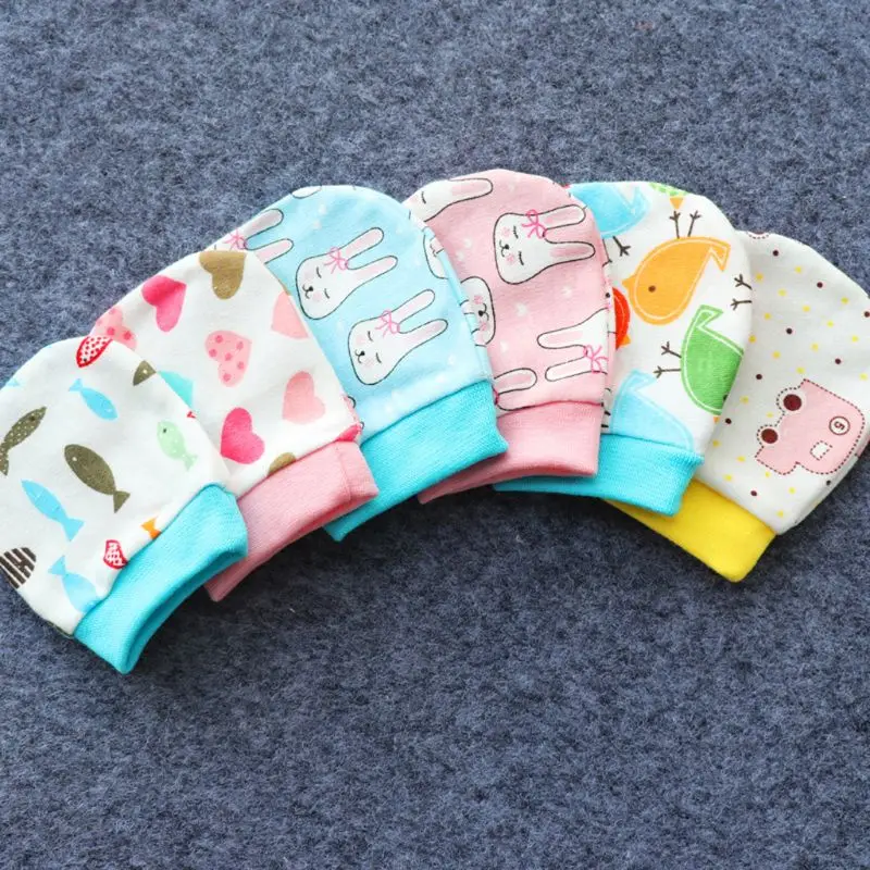 Зимние Детские перчатки с милым рисунком для маленьких мальчиков и девочек, Нескользящие варежки для новорожденных, тканевые перчатки в подарок