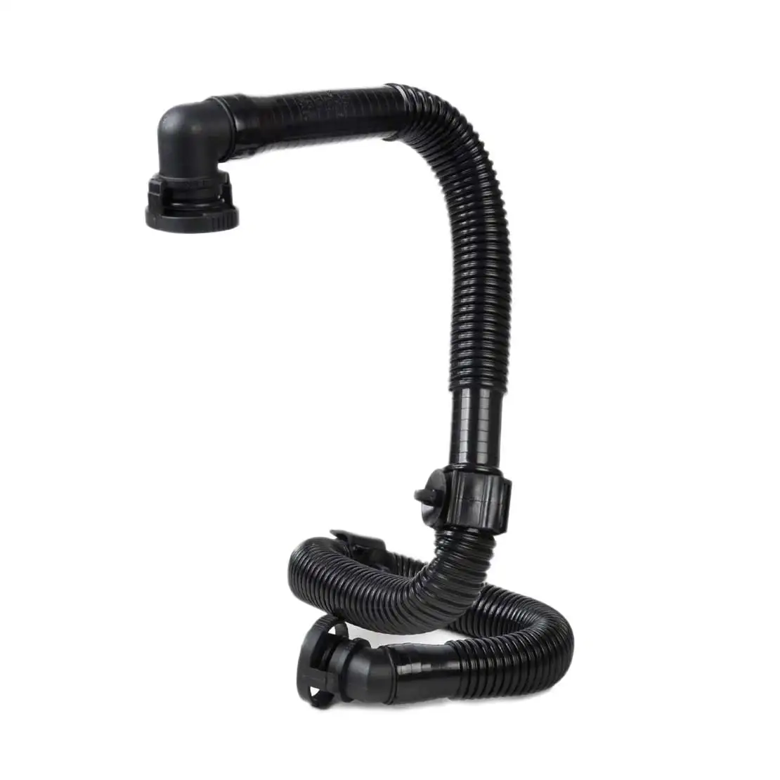 beler Black Secondary Air Pump Breather Connector Hose 3B0131149F 3B0