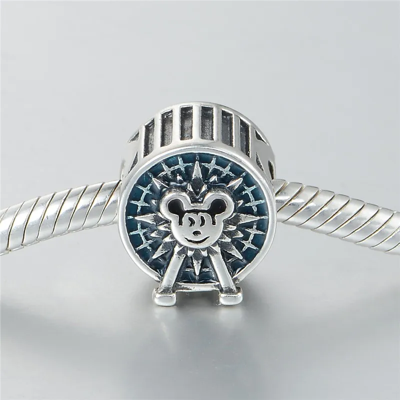 

925-sterling-silver Cartoon animal charms FIT Sterling Silver jewelry beads Bracelet necklace pendants DIY Memnon Jewelry SZ0902