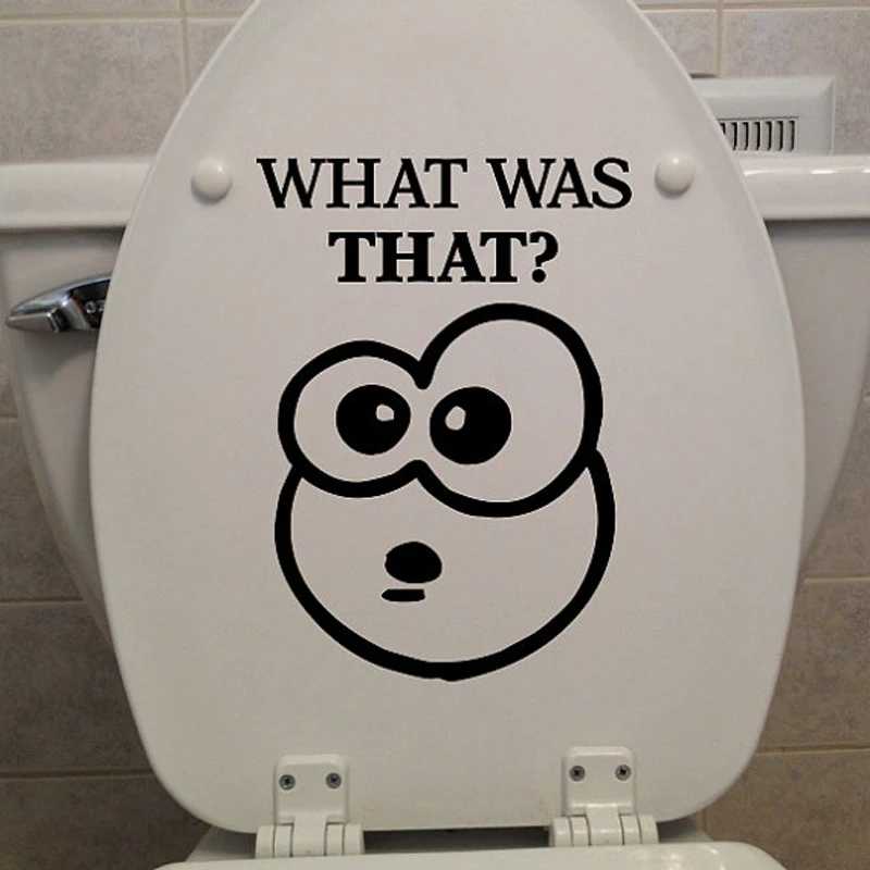 Creative Wall Decals frog wc Bathroom stickers Home Decor Toilet Decal DIY Art Murals JG2429 | Дом и сад