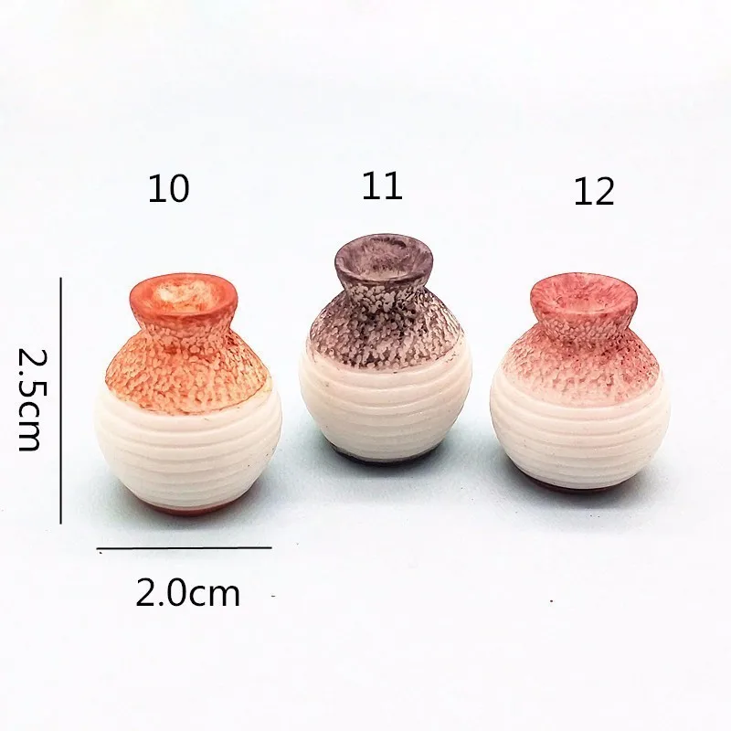 Мини-ваза для цветов горшок бутылка украшение для дома ремесло Сказочный Сад бонсай Декор миниатюрный кукольный домик украшение торта DIY аксессуары