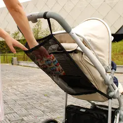 Детская коляска сетка детская сумка пеленки сетка сумка на детскую коляску Органайзер сумка держатель бутылки подгузник хранения
