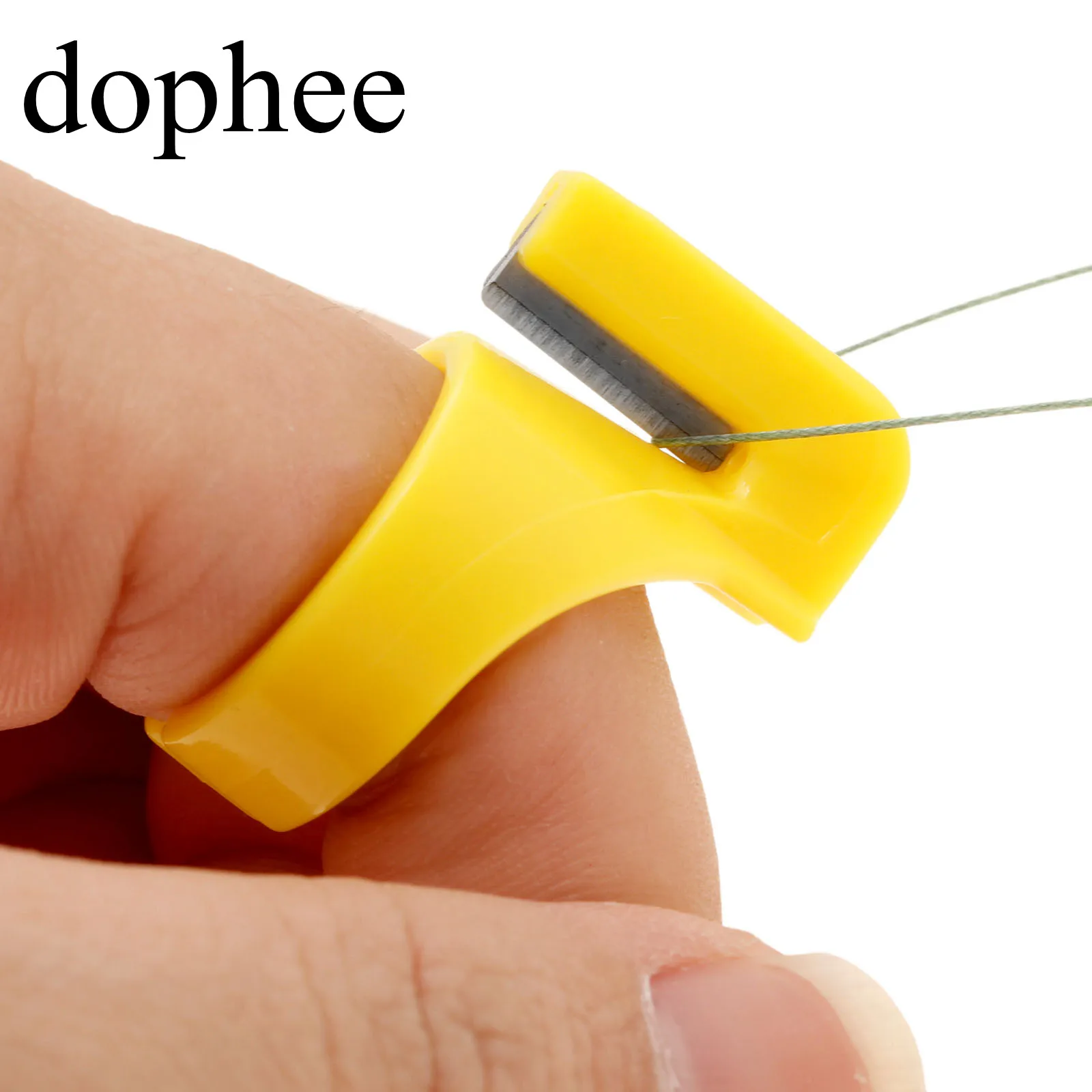 Dophee 3 шт. Пластик Вышивание наперсток кольцо с лезвием палец наперсток Нитки Cutter DIY Вышивание наперсток Инструменты Интимные аксессуары