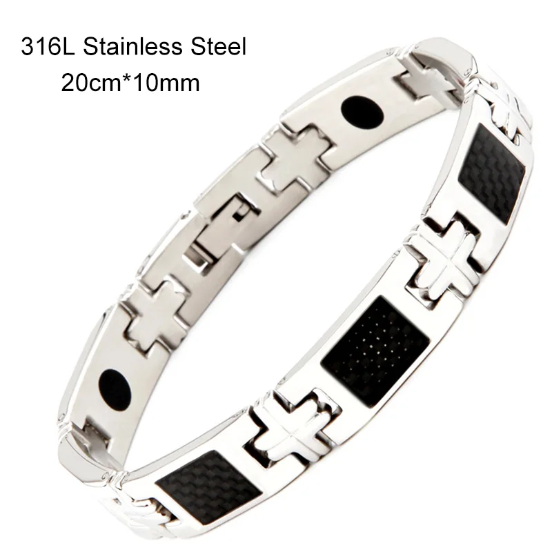 

Black magnetic & germanium powder anti-static energy bracelet color shell business fashion jewelry personality rose gold section