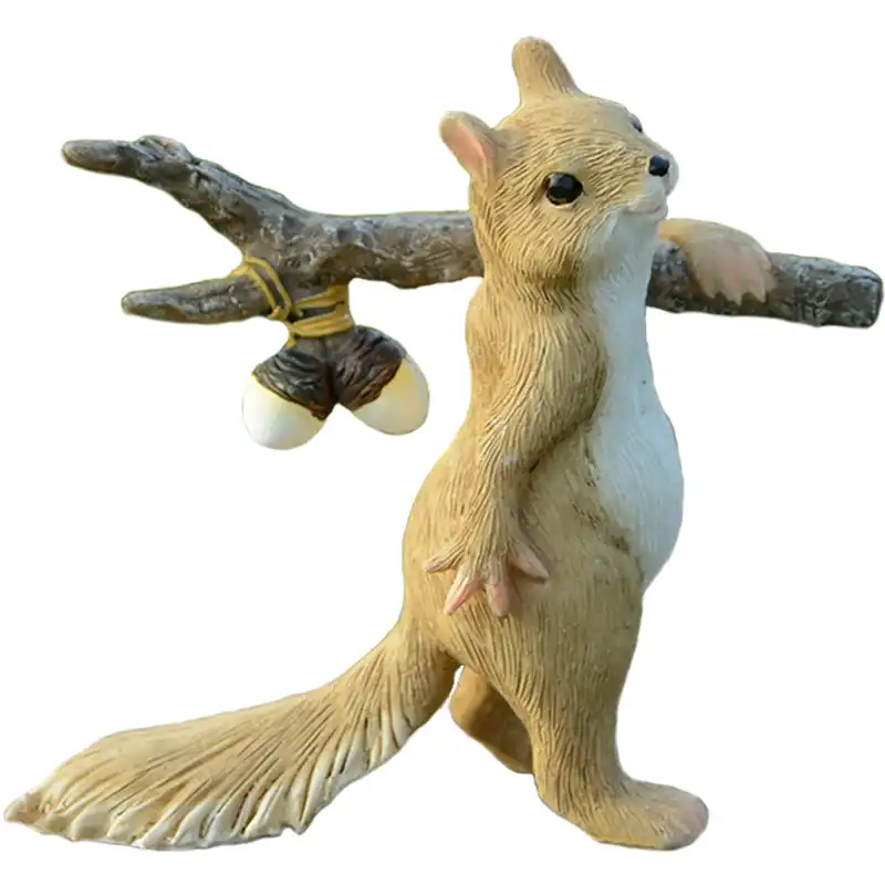 Miniature Resin Bird Frog And Squirrel Figurine Home /& Garden Decoration Crafts