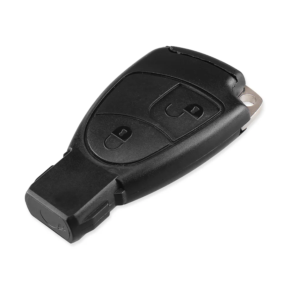 Dandkey 2/3/4 кнопки дистанционный ключ-брелок от машины чехол в виде ракушки для Mercedes Benz C E ML класса Sprinter сменный корпус+ Батарея держатель - Количество кнопок: 2 Кнопки