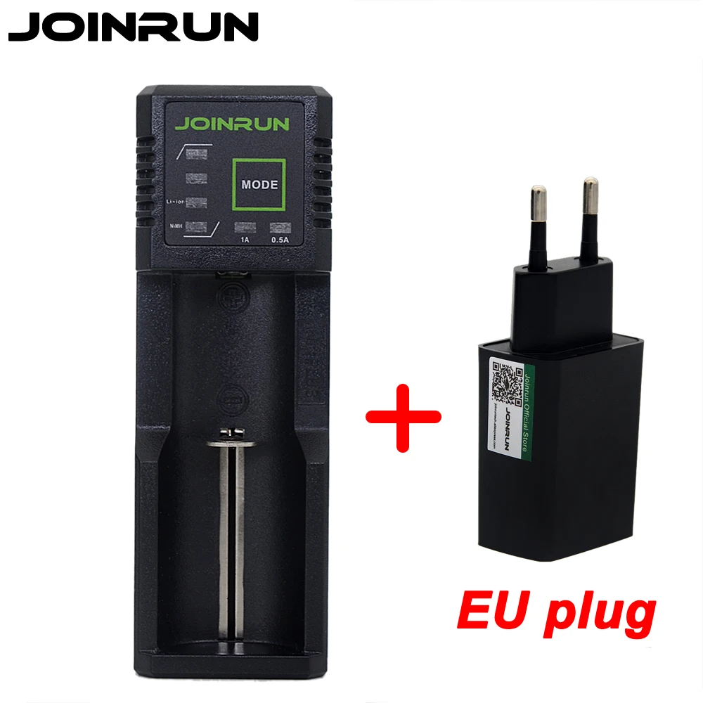 Joinrun N1 18650 зарядное устройство с европейской вилкой для 26650 16340 RCR123 14500 1 2 в Ni-MH Ni-Cd AA