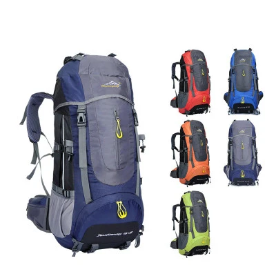 

56-75L Wear-resistant lighte Climbing Hiking Backpack Bag Camping Mountaineering Backpack Sport Outdoor Bike Bag
