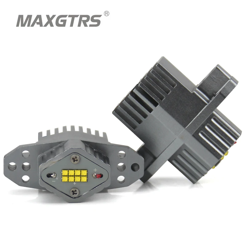 MAXGTRS 2 шт. (1 комплект) 2*80 Вт 160 светодиодные габаритные огни глаза ангела свет
