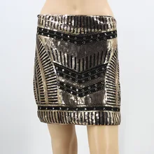 Юбка-пачка из натурального полиэстера; хлопковая юбка в европейском и летнем стиле; Новинка года; юбка с эластичным поясом и блестками
