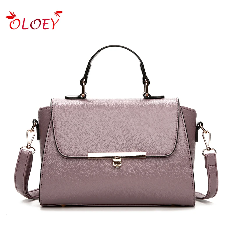 

Simple Casual Handbag 2018 Women Bag Retro Lock Messenger Bag Tote Bag High Quality PU Leather Designer Shoulder Bag Sac a main