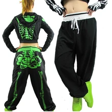 Новые модные брендовые свободные шаровары в стиле хип-хоп, повседневные тонкие спортивные штаны, женские неоновые джазовые брюки