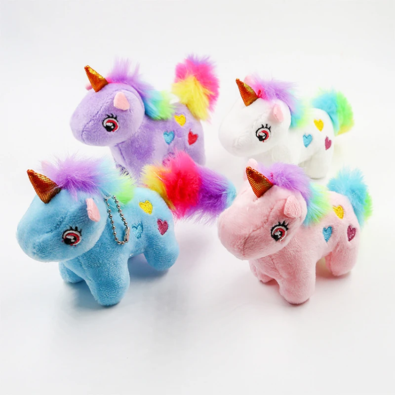 

Cute Cartoon Animal Unicorn Plush Toy Kawaii Bag Backpack Pendant Keychain Stuffed Animal Children Toys Children Birthday Gift