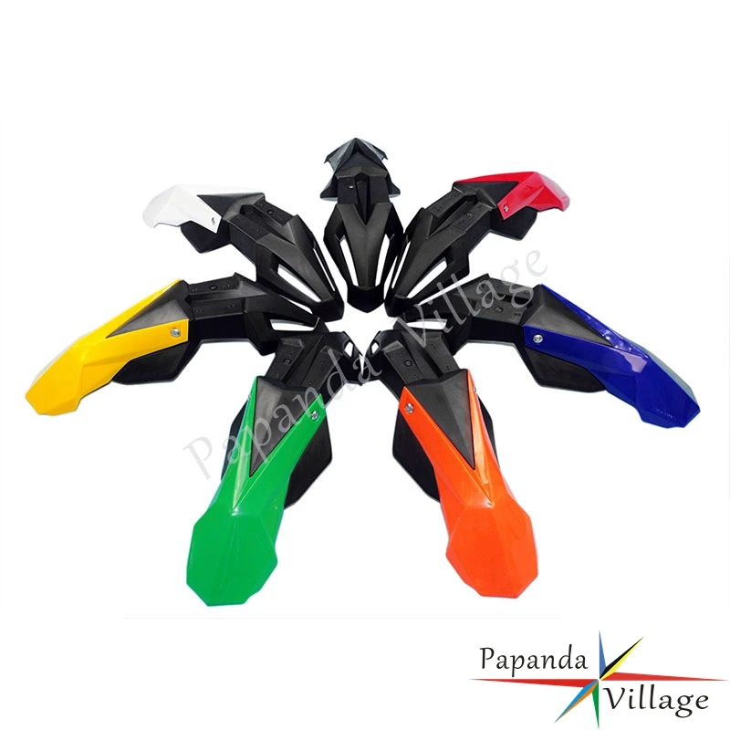 

Papanda Motorcycle Plastic Front Fender Supermoto Mudguard Cover for Suzuki Kawasaki Honda Ducati KTM KX YZ WR XR KLX 250