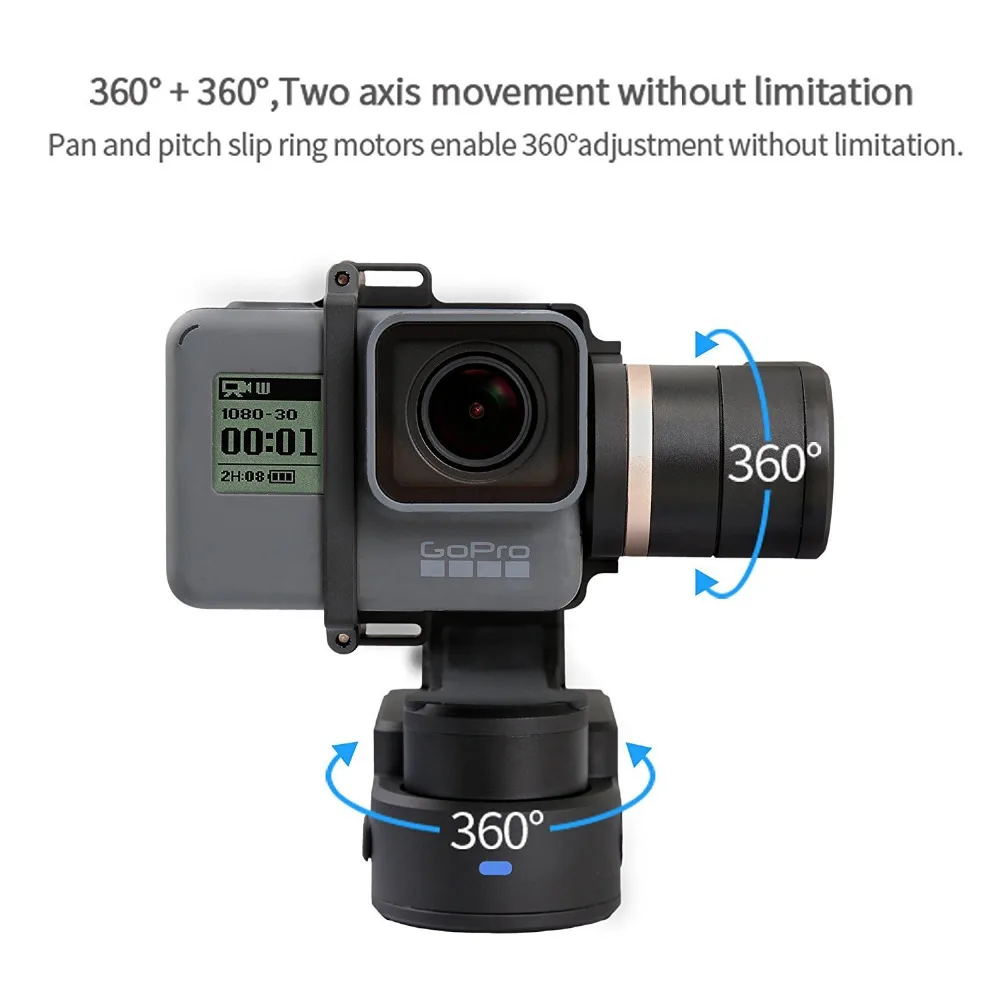 FeiyuTech WG2 IP67 Водонепроницаемый стабилизатор переносной и монтируемый Gimbal для YI 4K