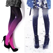 Градиент сексуальные чулки для женщин и девочек акварель Гольфы гольфы, милые, миленькие в японском стиле(«Каваий»), гетры для малышей medias de mujer; большие размеры