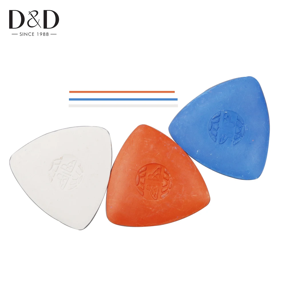 

D&D 1Pc Sewing Chalk Dressmakers Tailor's Chalk Fabric Marker Chalk for Patchwork Clothing Sewing Accessory 3 Colors