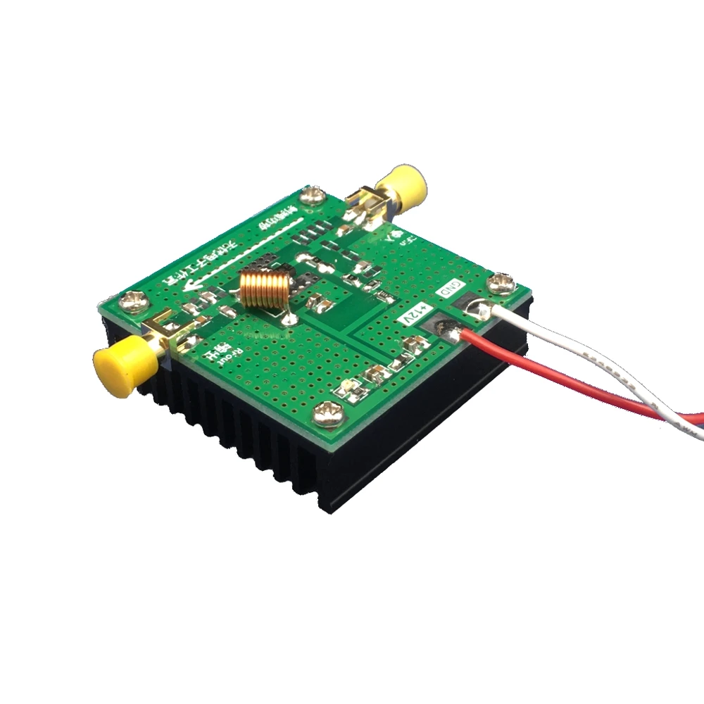 

LEORY 433MHz 33dBm 2W BLT53A High Gain Power Broadband Amplifier with Heat Sink For 3DR Telemetry