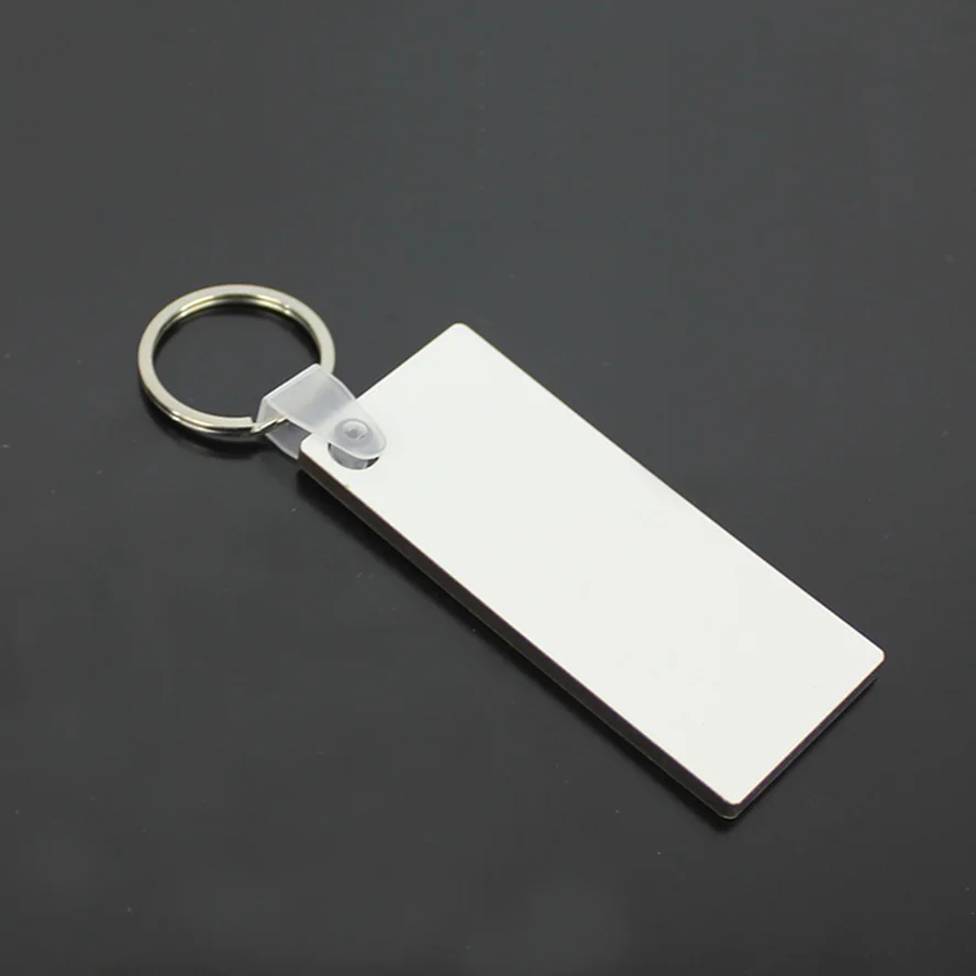 Сублимационный термопресс для поделок 100 шт. DIY MDF пустая цепочка ключей
