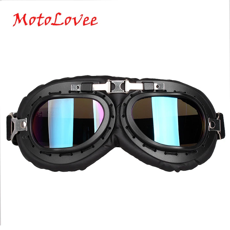 Мотоциклетные очки MotoLovee в стиле ретро авиаторы винтажные для мотоциклов