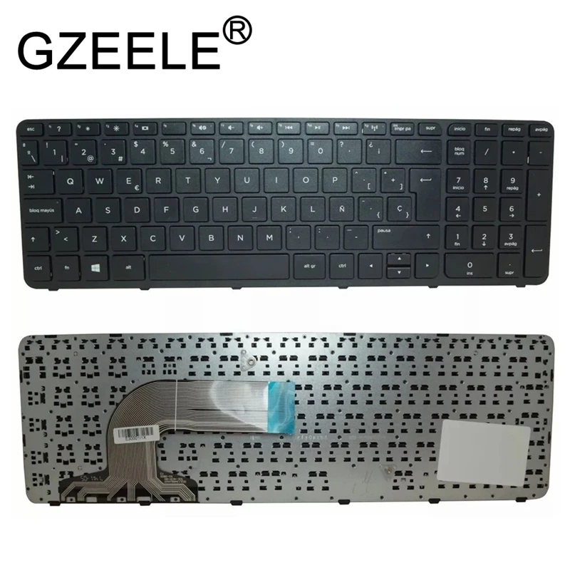 Клавиатура GZEELE для HP Pavilion 15 15T 15-e 15-R 15-E000 15-N000 15-n100 15t-e000 15t-n100 испанская SP Черная |