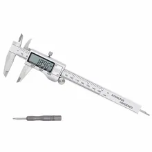 Cheaper Digital Caliper 0-150mm/6″ Stainless Steel Metal Casing Digital CALIPER VERNIER Caliper GAUGE MICROMETER Electronic Caliper