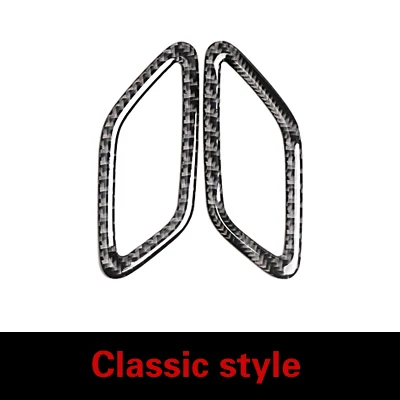 YOOTOBO углеродное волокно приборной панели выход вентиляционная рамка для mercedes A класс 2013- CLA- GLA- аксессуары - Название цвета: Classice Style